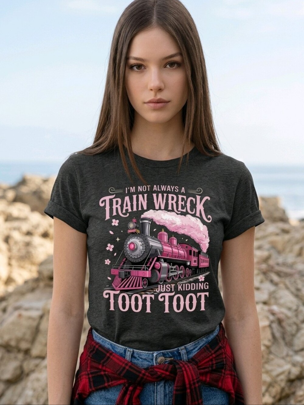 'Train Wreck' Graphic Tee